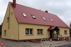Budynek przedszkola w Bukówcu Górnym po zakończonej termomodernizacji