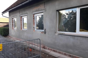 Remont Szkoły Podstawowej w Dłużynie - wymienione okna