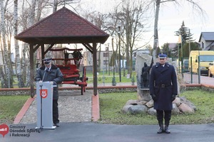 Prezes Zarządu Oddziału Powiatowego ZOSP RP w Lesznie druh Arkadiusz Pawlak