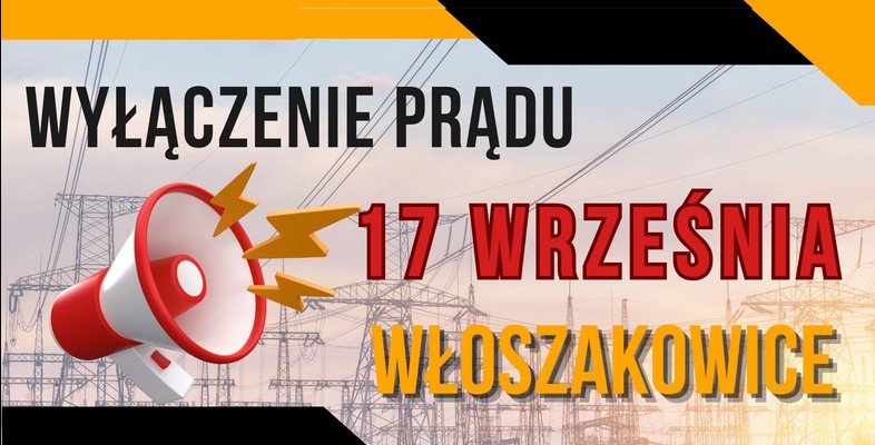 Wyłączą prąd we Włoszakowicach 